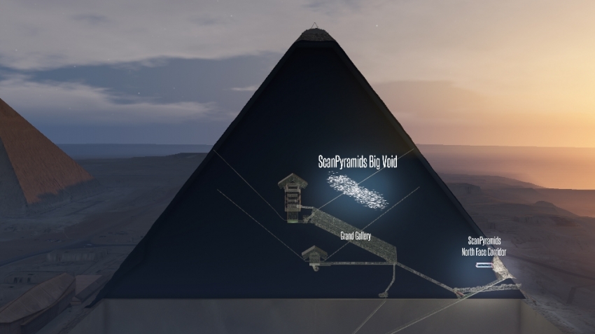 Büyük Giza Piramidi’nde gizemli keşif