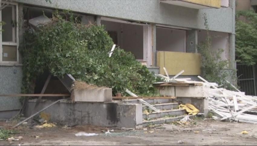 Ankara'da bina yıkımında göçük: 1 yaralı