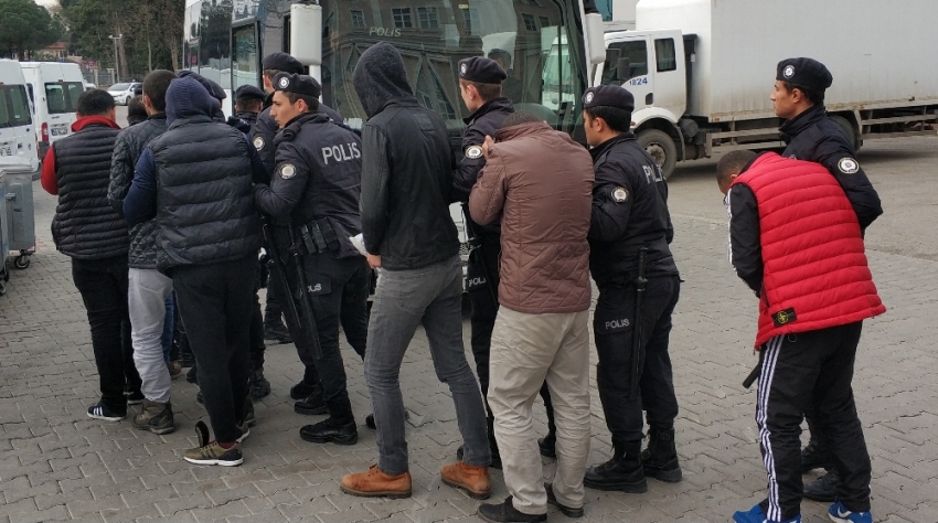 Samsun’da uyuşturucudan 8 kişi tutuklandı