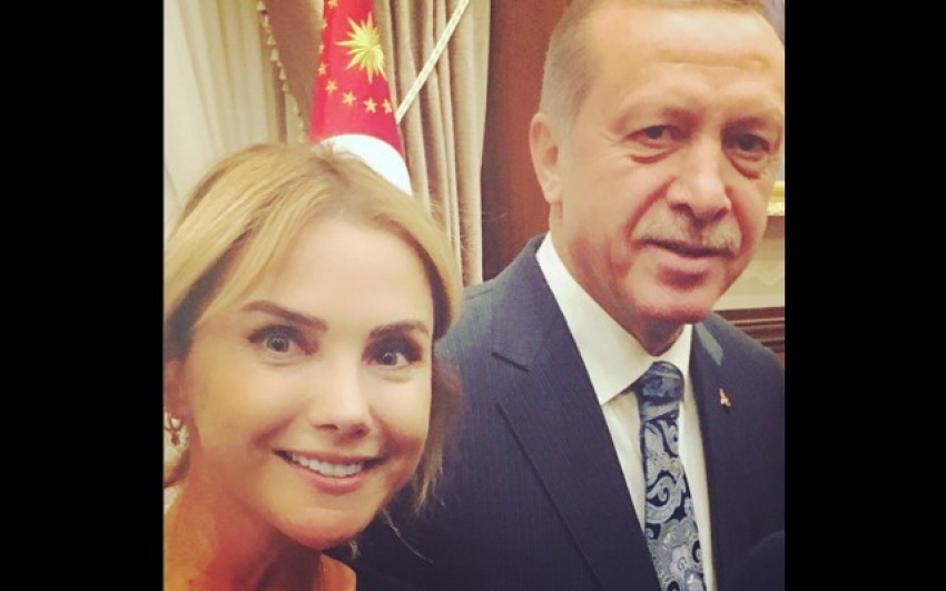 Ece Erken, Cumhurbaşkanı Erdoğan'ı ziyaret etti