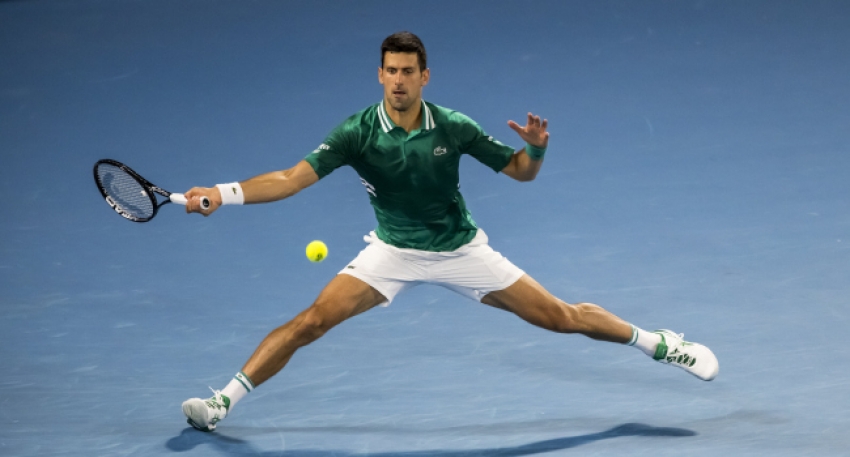 Djokovic, Avustralya Açık'taki korttan fotoğraf paylaştı