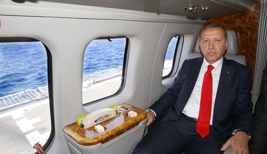 Erdoğan TCG Salihreis Fırkateyni'nde
