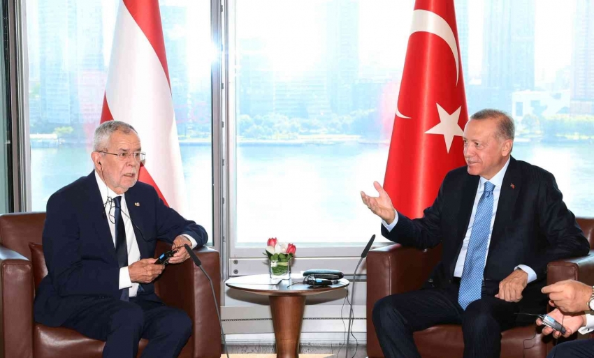 Erdoğan, Avusturya Cumhurbaşkanı Bellen ile görüştü