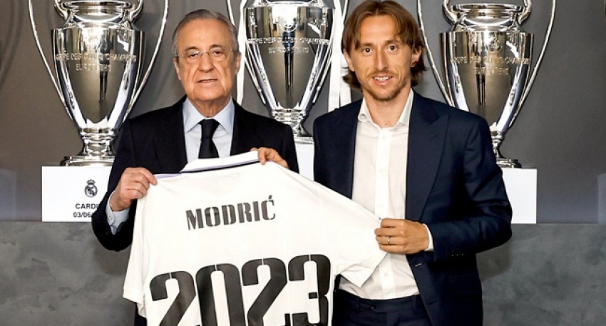 Modric, Real Madrid'le nikah tazeledi