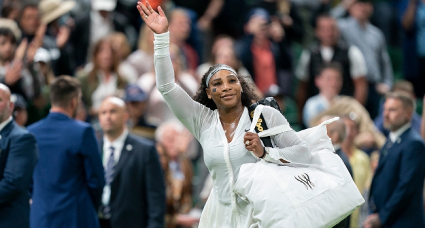 Serena Williams Wimbledon'a veda etti