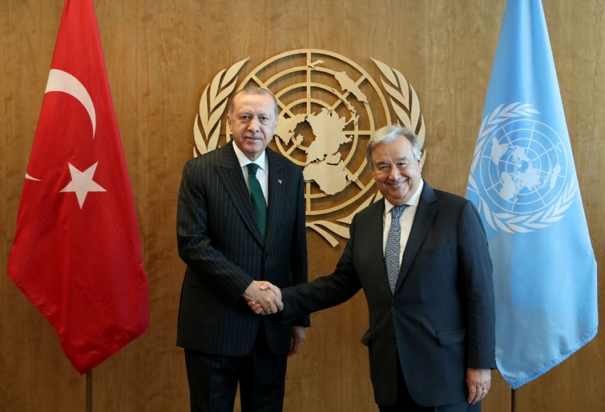 BM Genel Sekreteri Guterres ile görüştü