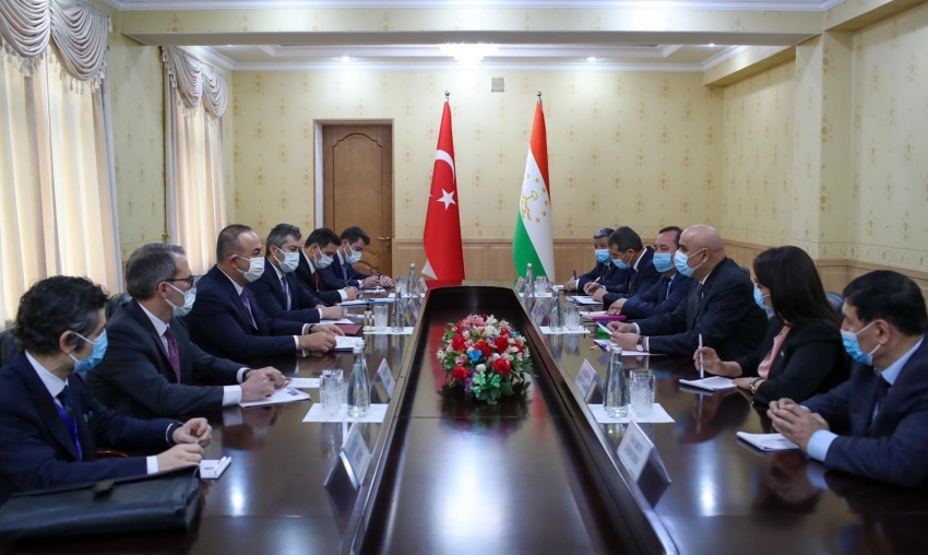 Çavuşoğlu, Tacikistan Temsilciler Meclisi Başkanı Zokirzoda ile görüştü