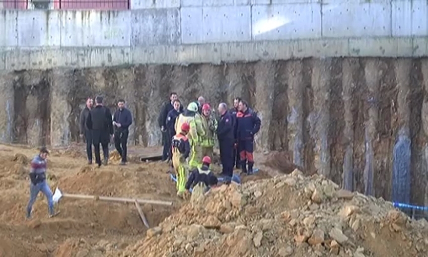 İstanbul'da inşaatta göçük: 1 işçi öldü