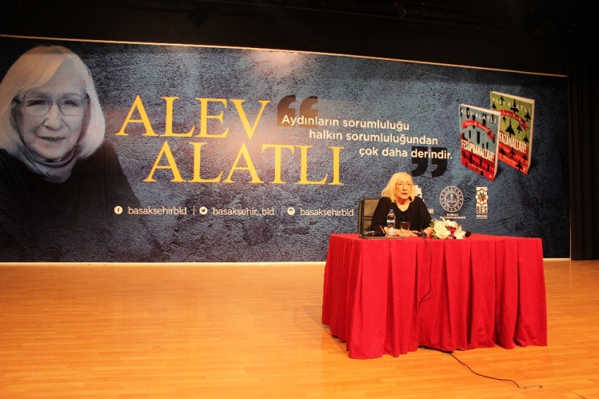 Ünlü yazar Alev Alatlı Başakşehir’e konuk oldu