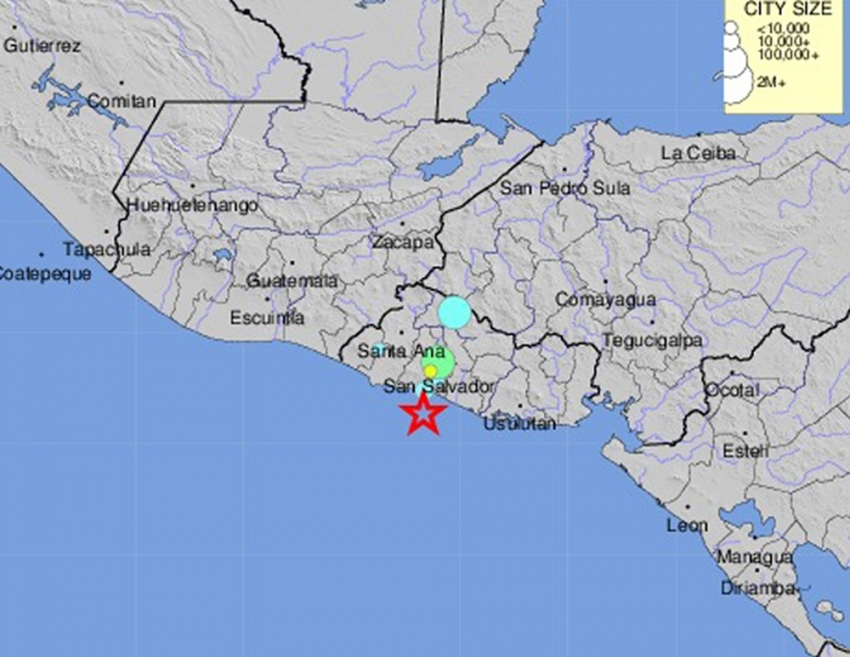 El Salvador’da 5.9 büyüklüğünde deprem