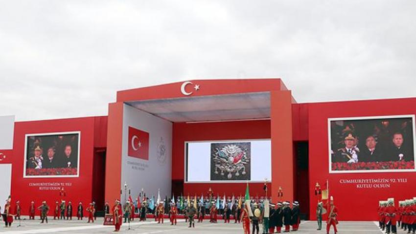 29 Ekim töreninde Osmanlı arması