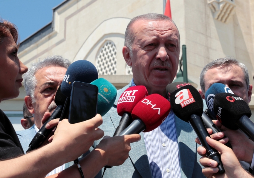Cumhurbaşkanı Erdoğan: ’’Haklarımızı yedirtmeyiz’’