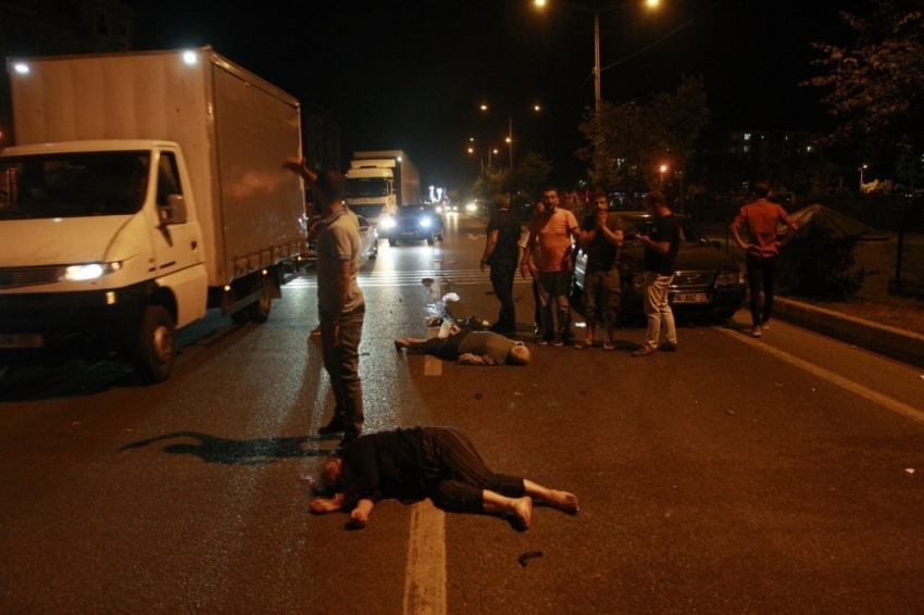 Bursa’da trafik kazası 2 ağır yaralı