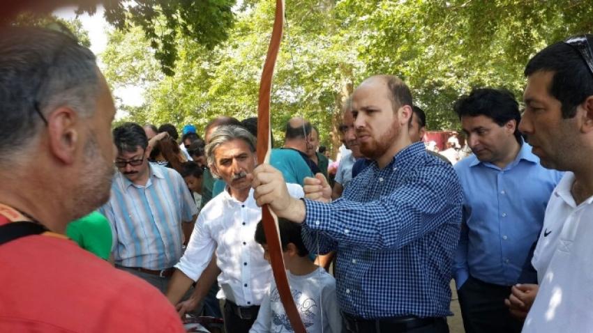 Bilal Erdoğan okçuluk festivaline katıldı