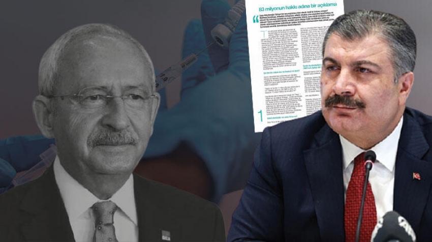 Bakan Koca'dan Kılıçdaroğlu'nun bedava koronavirüs aşısı iddiasına sert tepki