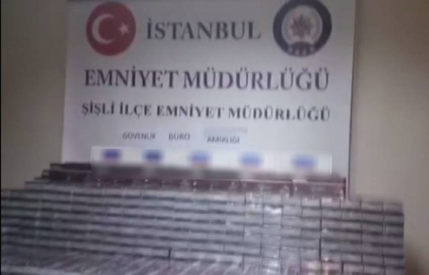 İstanbul’da kaçak sigara operasyonu