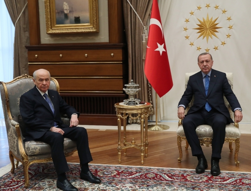 Erdoğan, Devlet Bahçeli’yi kabul etti