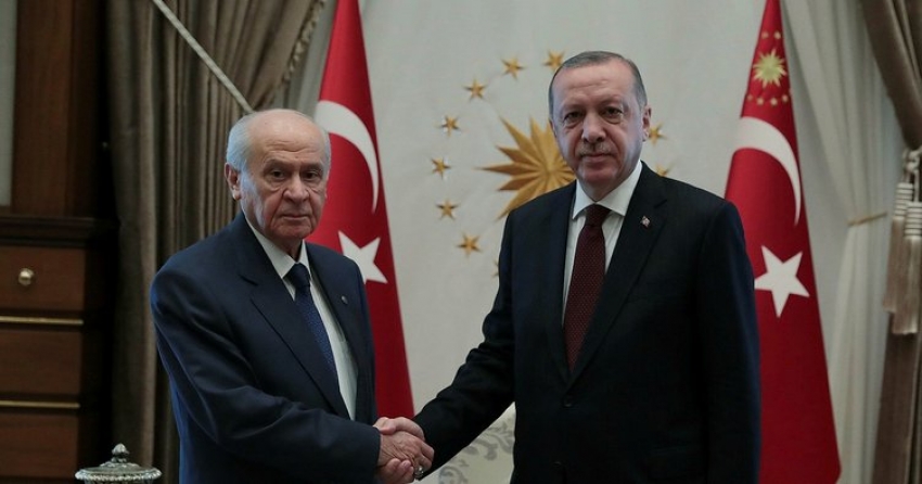 Cumhurbaşkanı Erdoğan, Bahçeli ile görüştü