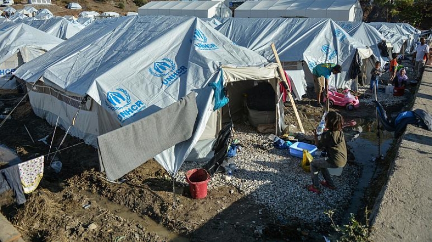 Midilli Adası'nda bulunan mülteci kampında kurşun zehirlenmesi