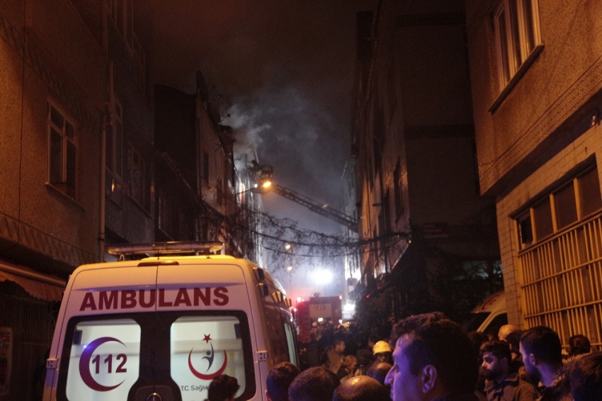 İstanbul’da yangın: 4’ü çocuk 7 yaralı