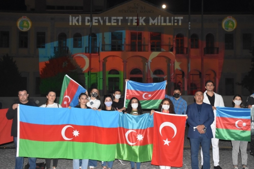 İzmir’den Azerbaycan’a destek