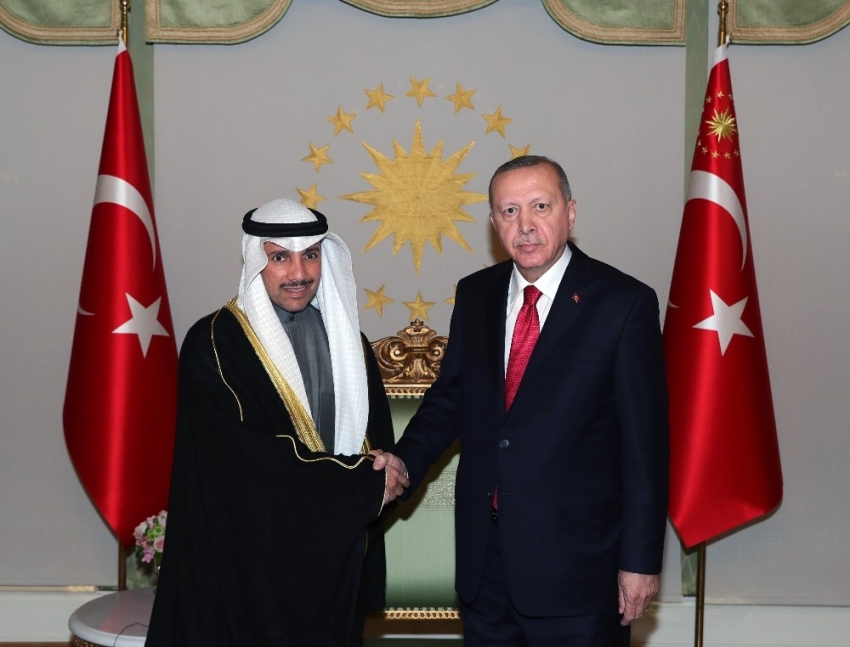 Erdoğan,  Marzuk Ali El Ganim’i kabul etti