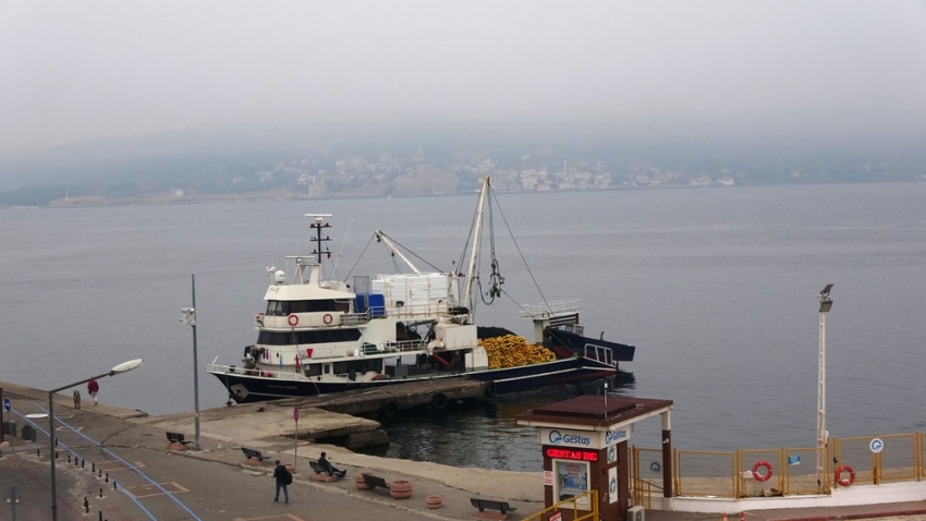 Çanakkale Boğazı sis nedeniyle gemi trafiğine kapatıldı