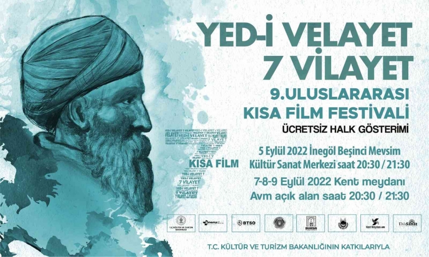 Bursa’da Yed-i Velayet 7 Vilayet kısa film festivali heyecanı