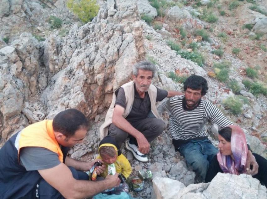 Suriyeli aileyi AFAD kurtardı