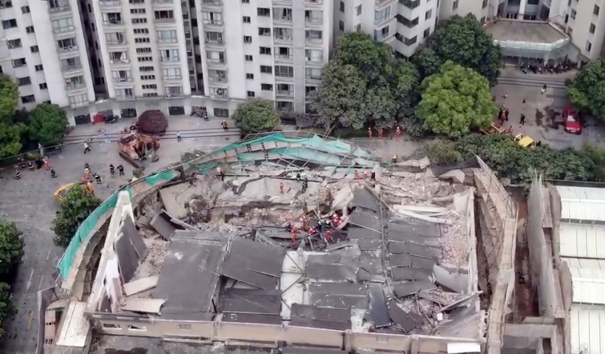 Çin’de çöken binada ölü sayısı 10’a yükseldi