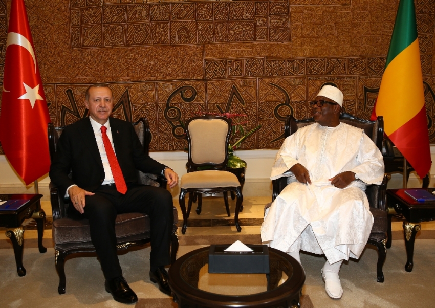 Cumhurbaşkanı Erdoğan, Malili mevkidaşıyla görüştü