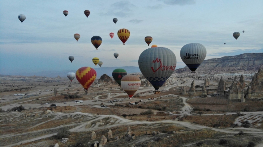 Kapadokya’da balon turları yine iptal oldu
