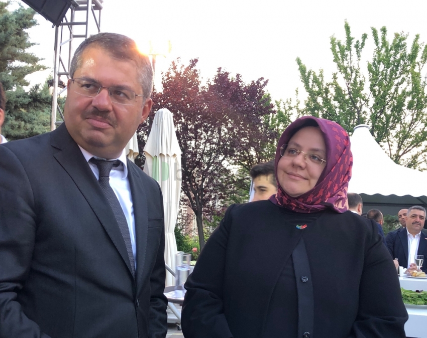 Bakan Kasapoğlu, Azerbaycan resepsiyonuna katıldı