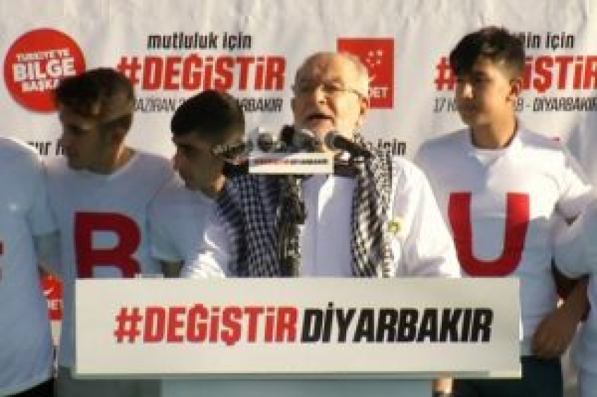 Karamollaoğlu Diyarbakır'da konuştu