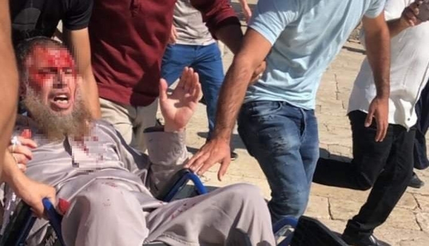 İsrail polisinden Mescidi Aksa’ya saldırı : 37 yaralı