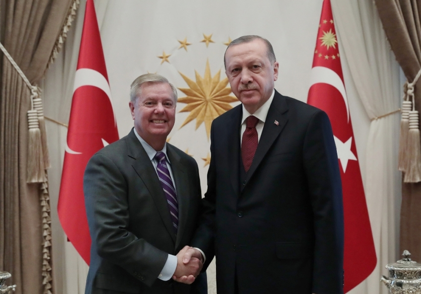 Erdoğan ile ABD’li Senatörün görüşmesi sona erdi