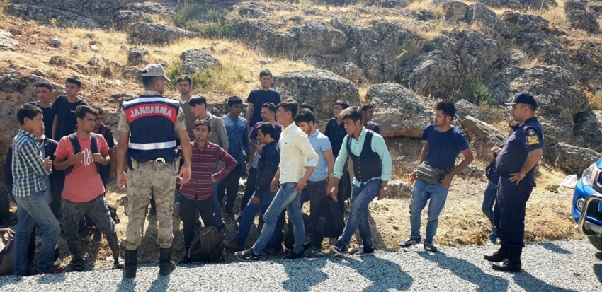 Malatya’da 39 kaçak göçmen yakalandı