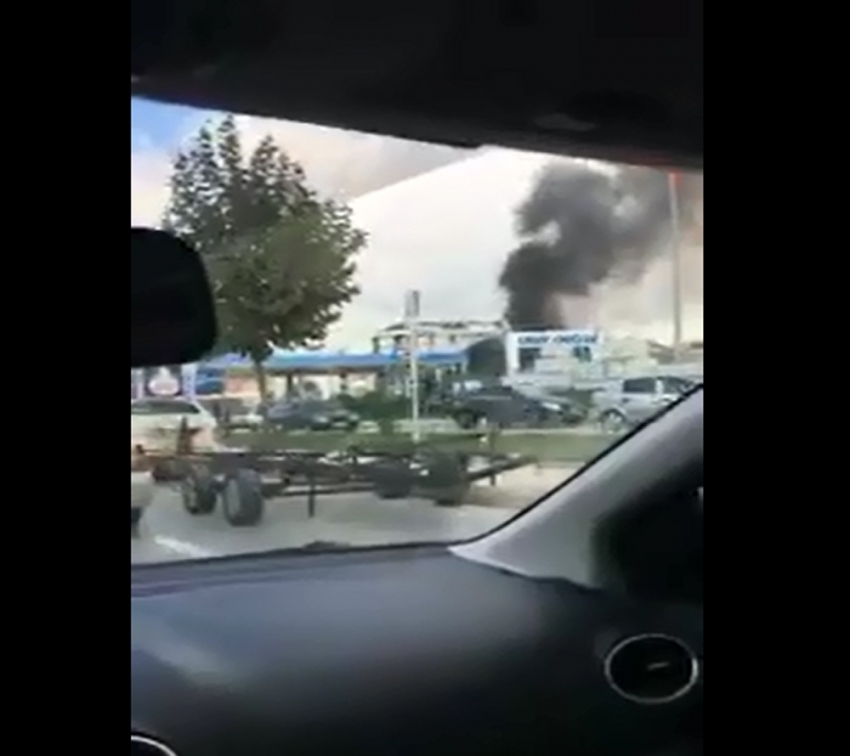 İstanbul'da benzin istasyonunda patlama!