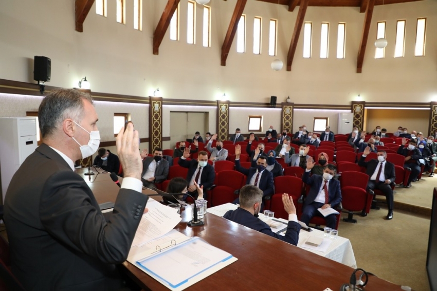 İnegöl Belediyesinin nisan ayı meclis toplantısı yapıldı