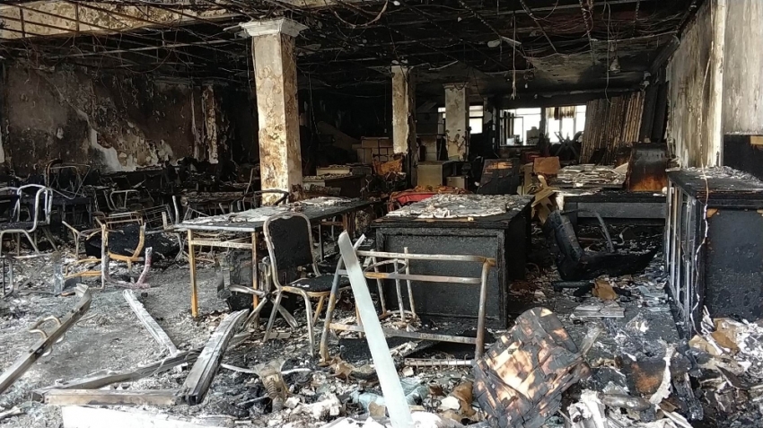 Mobilya atölyesini yaktı: 1.5 milyon lira zarar oldu