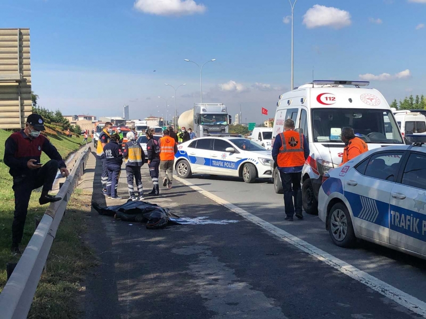 TEM’de feci motosiklet kazası: 1 ölü