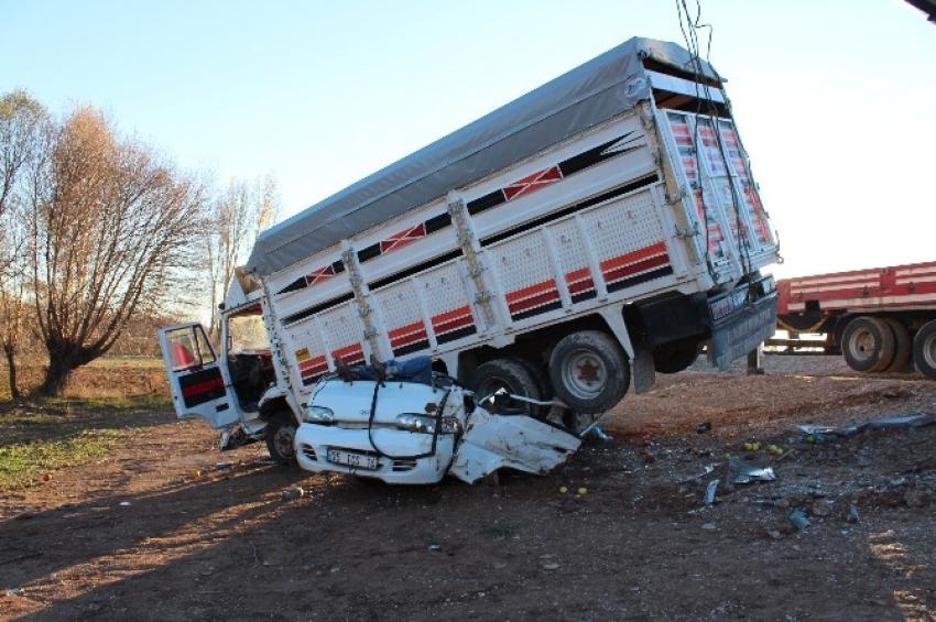 Konya’da trafik kazası: 1 Ölü, 3 Yaralı
