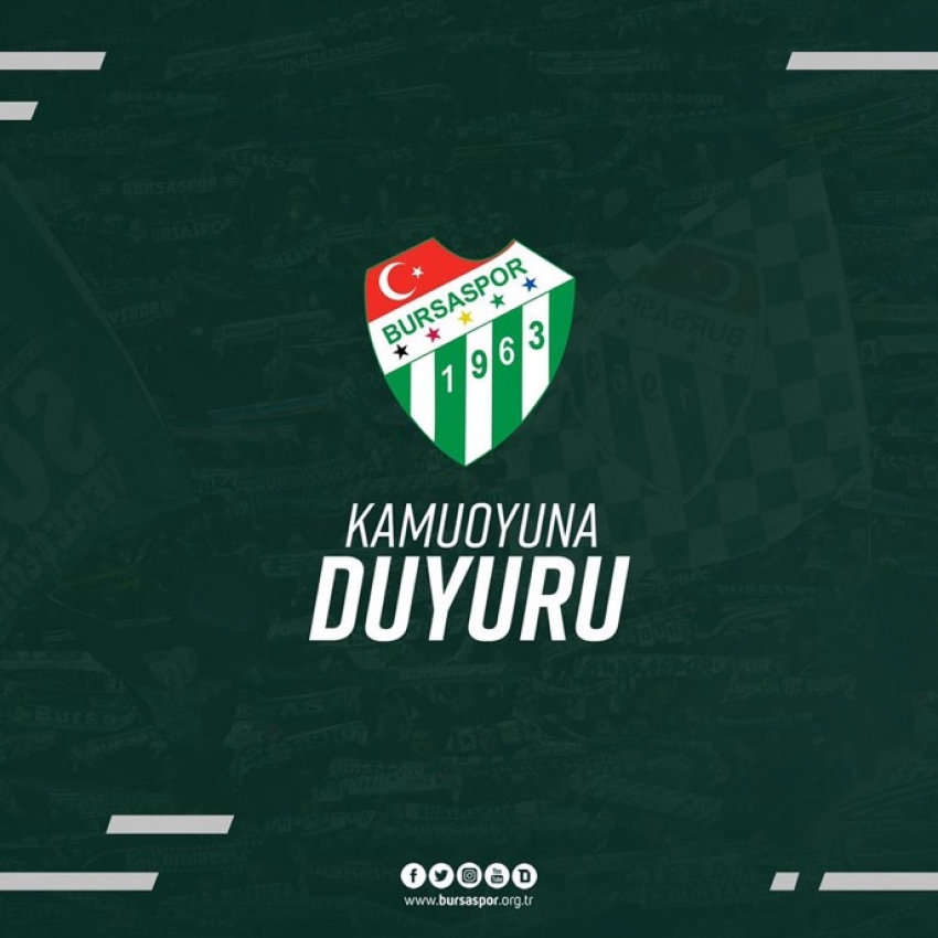 Bursaspor’un Karacabey B.S hazırlık maçı iptal oldu 