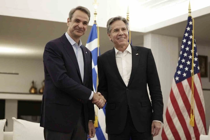 ABD Dışişleri Bakanı Blinken, Yunanistan Başbakanı Miçotakis ile görüştü
