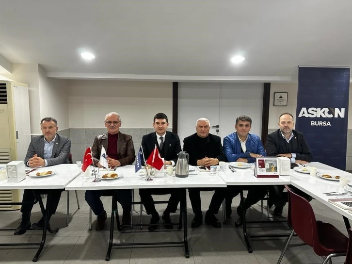 ASKON Bursa Şubesi üyeleri BTSO KOBİ Konseyi ile buluştu