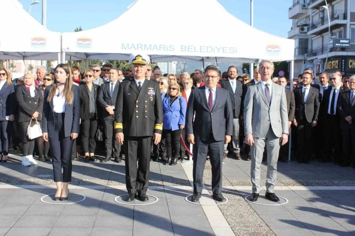 Atatürk’ün Marmaris’e gelişinin 89.yıldönümü törenle kutlandı
