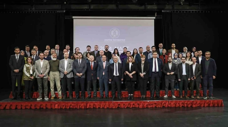 Atatürk Üniversitesi’nde bilimsel teşvik töreni
