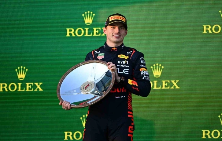 Avustralya Grand Prix’sinde kazanan Max Verstappen
