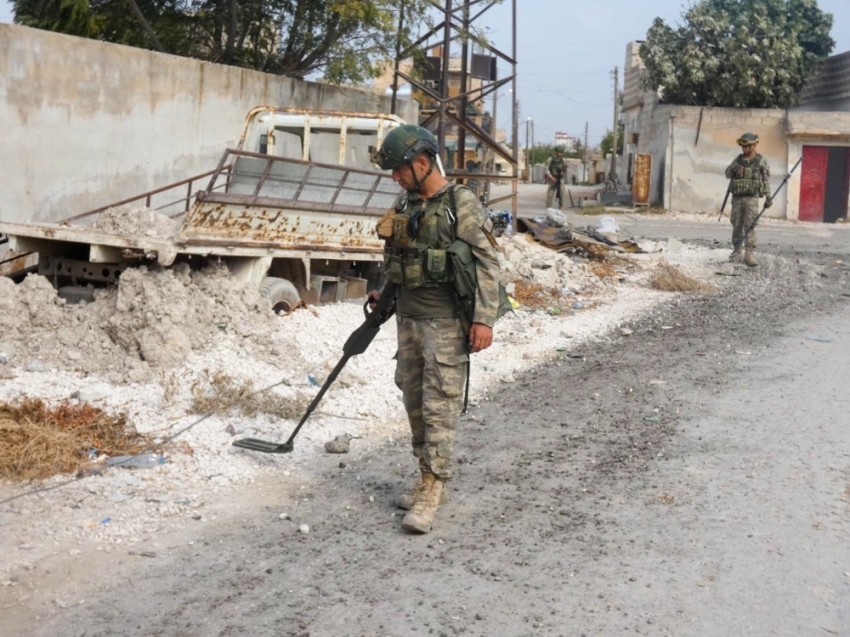 MSB: ”Barış Pınarı Harekat bölgesinde 988 EYP ve 442 mayın tespit edilerek etkisiz hale getirildi”