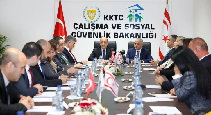 Bakan Bilgin, Lefkoşa’da Sosyal Güvenlik Ortak Daimi Komisyonu 1’inci Toplantısına katıldı
